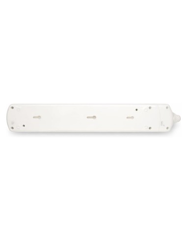 Regleta 6 Enchufes Schuko Pared 16A 250V Blanco Infantil