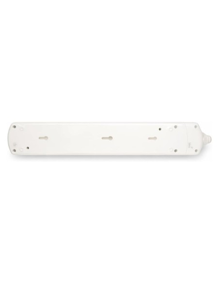Regleta 6 Enchufes Schuko Pared 16A 250V Blanco Infantil