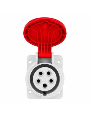 Base Cetac Empotrar 16A 230V IP54 3P+N+T Enchufe Hembra Industrial Famatel