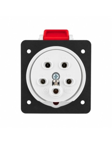 Base Cetac Empotrar 16A 230V IP54 3P+N+T Enchufe Hembra Industrial Famatel