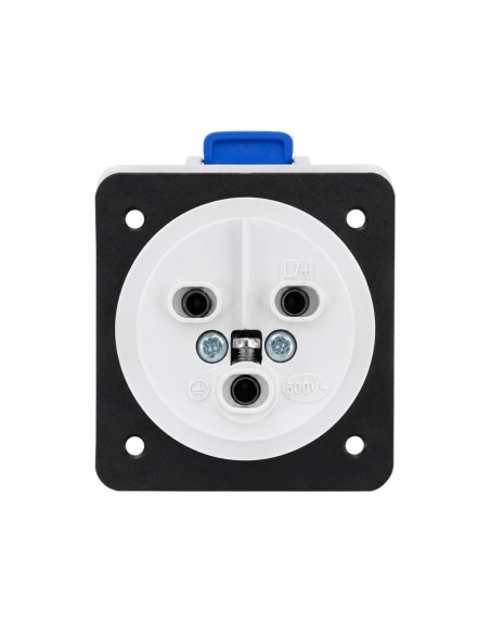 Base Cetac Empotrar 32A 230V IP54 2P+T Enchufe Hembra Industrial Famatel