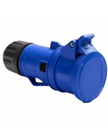 Base Cetac 220V IP54 2P+T 16A Industrial Monofásico Famatel