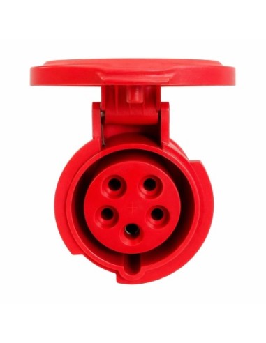 Toma Cetac 380V IP54 3P+N+T 32A Industrial Trifásico Famatel