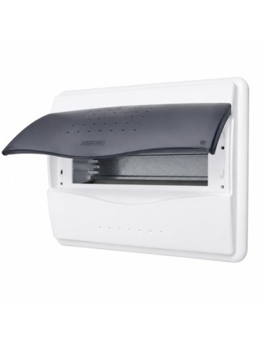 Caja Distribución Empotrar 8 Módulos Puerta Trans IP40 Famatel