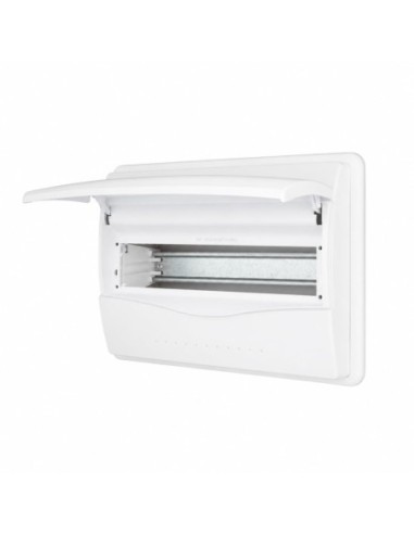 Cuadro Empotrar 12 Módulos Puerta Opaca Gris IP40 Famatel