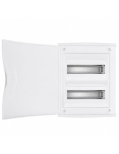 Cuadro Empotrar 24 Módulos Puerta Gris IP40 400V Famatel 2