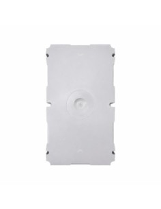 Cuadro Empotrar 4 Módulos Puerta Opaca Gris IP40 Famatel 2