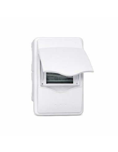 Cuadro Empotrar 4 Módulos Puerta Opaca Gris IP40 Famatel