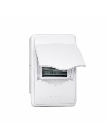 Cuadro Empotrar 4 Módulos Puerta Opaca Gris IP40 Famatel