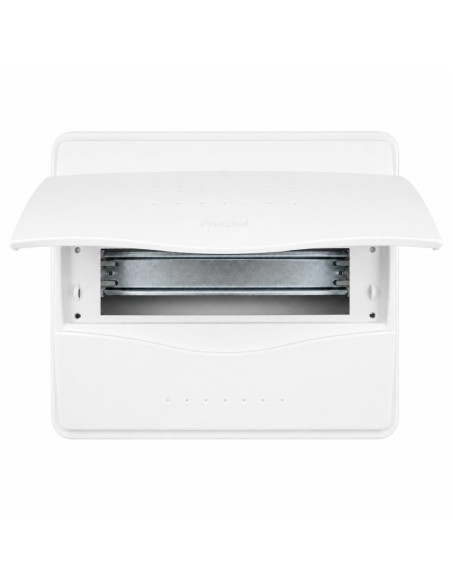Cuadro Empotrar 8 Módulos Puerta Opaca Gris IP40 Famatel