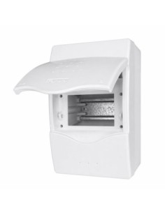 Cuadro Superficie 4 Módulos Puerta Opaca Gris IP40 Famatel 2