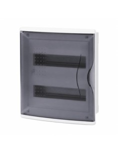 Cuadro Empotrar 24 Módulos Puerta Transparente IP40 Famatel