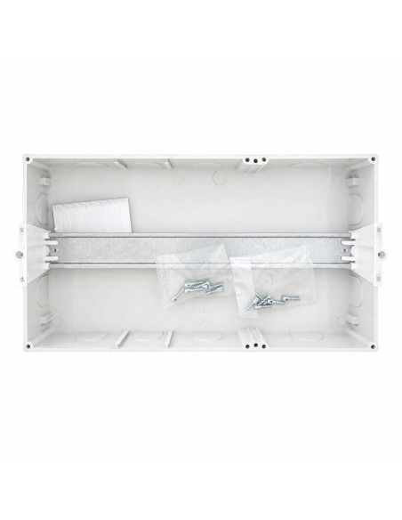 Cuadro Empotrar 18 Módulos Puerta Gris IP40 400V Famatel