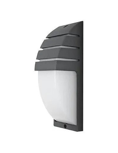 Aplique LED luxe vertical gris IP54 10W (Fría, Neutra) - 1