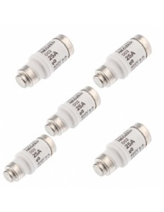 Pack 5 Fusibles Neozed D02 35A 50kA gG 400V Portafusible
