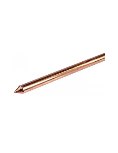 Pica de cobre 2 Metros 15x15mm 100 Micras