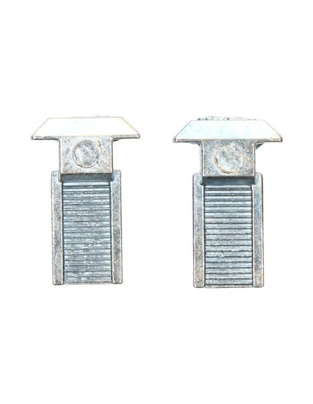 Cerradero lengüeta zamak zincado modelo 6818 EDM - Pack 2 uds