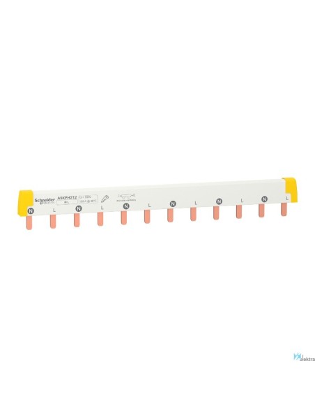 Peine Conexión Bipolar Schneider A9XPH212 Acti9 12M 100A