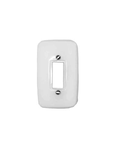 Placa 1 Elemento Pequeña Solera Serie Estrella 520 Empotrar