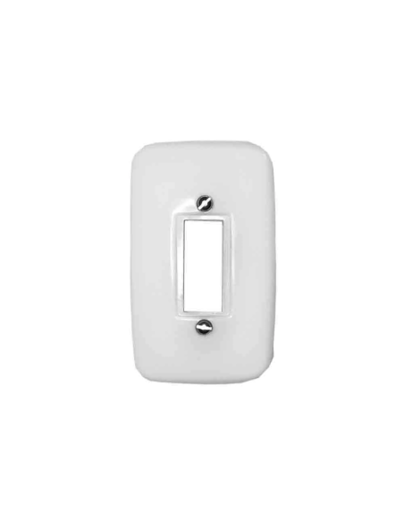 Placa 1 Elemento Pequeña Solera Serie Estrella 520 Empotrar