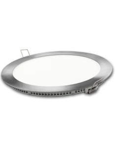 Downlight LED Redondo Empotrable Plata 18W 4200K Matel
