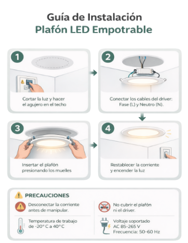 Downlight LED Redondo Empotrable Plata 18W 4200K Matel