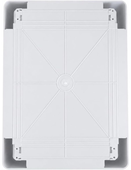 Armario Eléctrico Estanco 200x300x130MM IP65 IK08 ABS con Puerta Gris