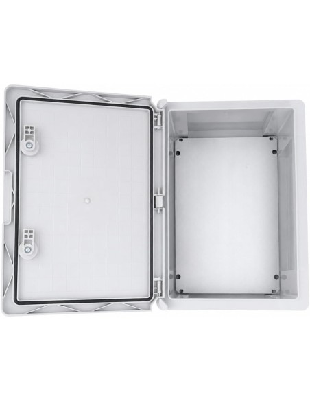 Armario Eléctrico Estanco 200x300x130MM IP65 IK08 ABS con Puerta Gris