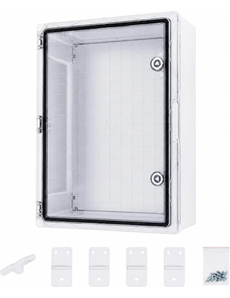 Armario Estanco Exterior IP65 IK08 ABS 500x400x175mm Puerta Transparente
