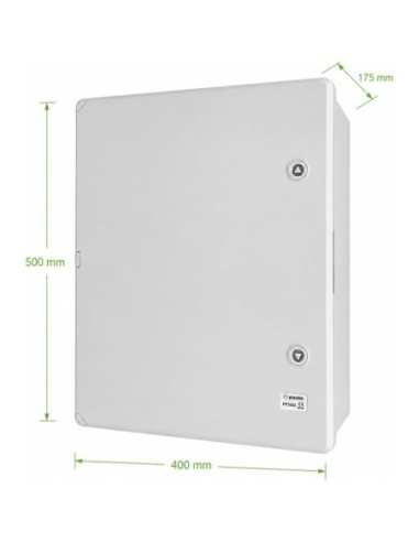 Armario Eléctrico Estanco 200x300x130MM IP65 IK08 ABS con Puerta Gris