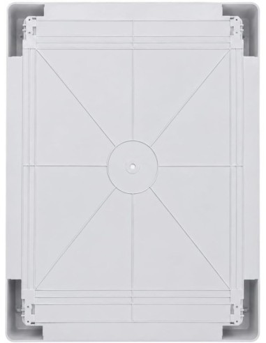 Armario Eléctrico Estanco 200x300x130MM IP65 IK08 ABS con Puerta Gris