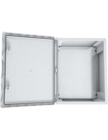 Armario Eléctrico Estanco 200x300x130MM IP65 IK08 ABS con Puerta Gris