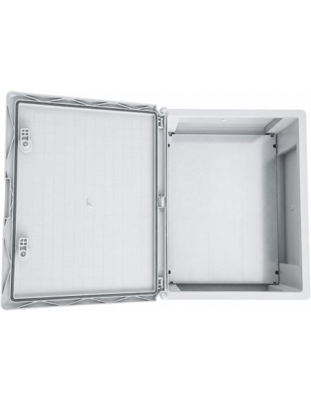 Armario Eléctrico Estanco 200x300x130MM IP65 IK08 ABS con Puerta Gris