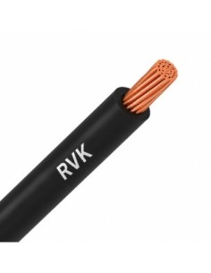 Cable RV-K 1x10mm 0.6/1kV 25m Unipolar Negro | Webmatel 2