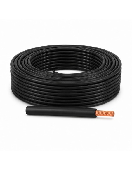 Cable RV-K 1x6mm 0.6/1kV Negro Unipolar - Rollo 25 Metros