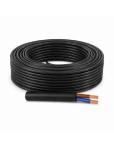 Cable RV-K 2x4mm 0.6/1kV 25m Bipolar Flexible Exterior Negro