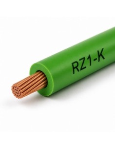 Cable RZ1-K 25mm² Libre de Halógenos 0,6/1kV Verde 25m 2
