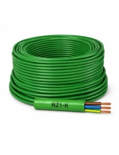 Cable RZ1-K 3x4mm² 0,6/1kV 25m Libre de Halógenos Verde