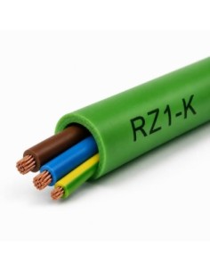 Cable RZ1-K 3x4mm² 0,6/1kV 25m Libre de Halógenos Verde 2