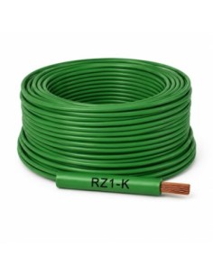 Cable RZ1-K 6mm² Libre de Halógenos 0,6/1kV 25m Verde