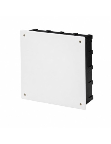 Caja de Registro Empotrada 200x200x65mm - Tapa con Tornillos