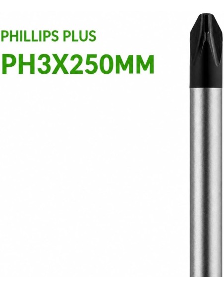 Destornillador Phillips PH3 x 150mm Punta Imantada CR-V S2