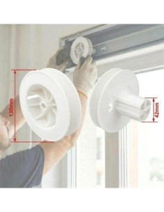 Disco Persiana Espiga Cinta 22mm 160x60mm Polea Eje 60mm 2