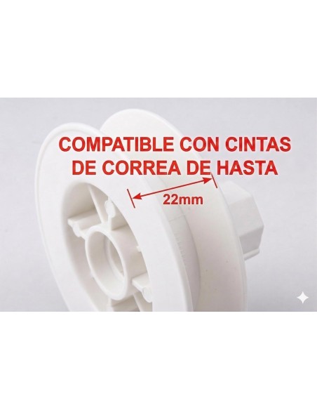 Disco Persiana Espiga Cinta 22mm 160x60mm Polea Eje 60mm