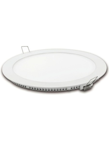 Downlight LED Empotrable 9W 880lm Luz Neutra 4200K Corte 130mm Matel