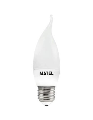 Bombilla LED vela flama E27 6W (Fría, Cálida) - 1