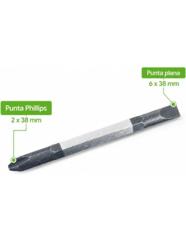Destornillador Reversible 2 en 1 Plano Phillips Mini CR-V S2
