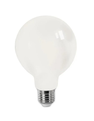 Bombilla LED filamento globo G80 clara E27 4W opal (Fría, Cálida) - 1