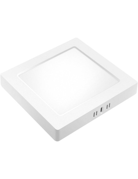 Plafón LED Cuadrado Superficie 18W 1980lm Luz Fría 6500K 214x214mm