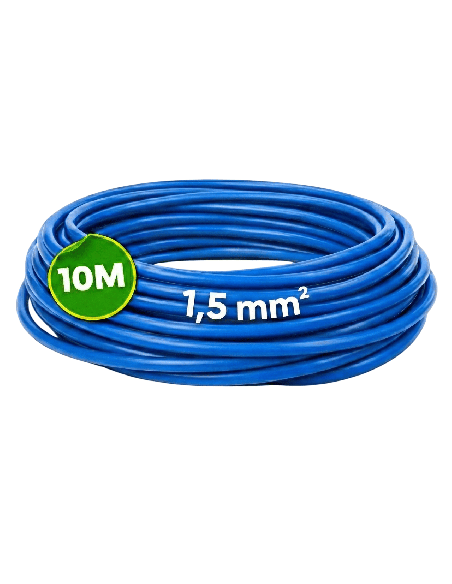Hilo Flexible H07Z1-K 1,5mm² Sin Halógenos Azul